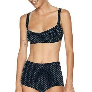 Seea Flor Navy Bikini Top (Sold out)